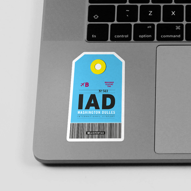 IAD - Sticker - Airportag