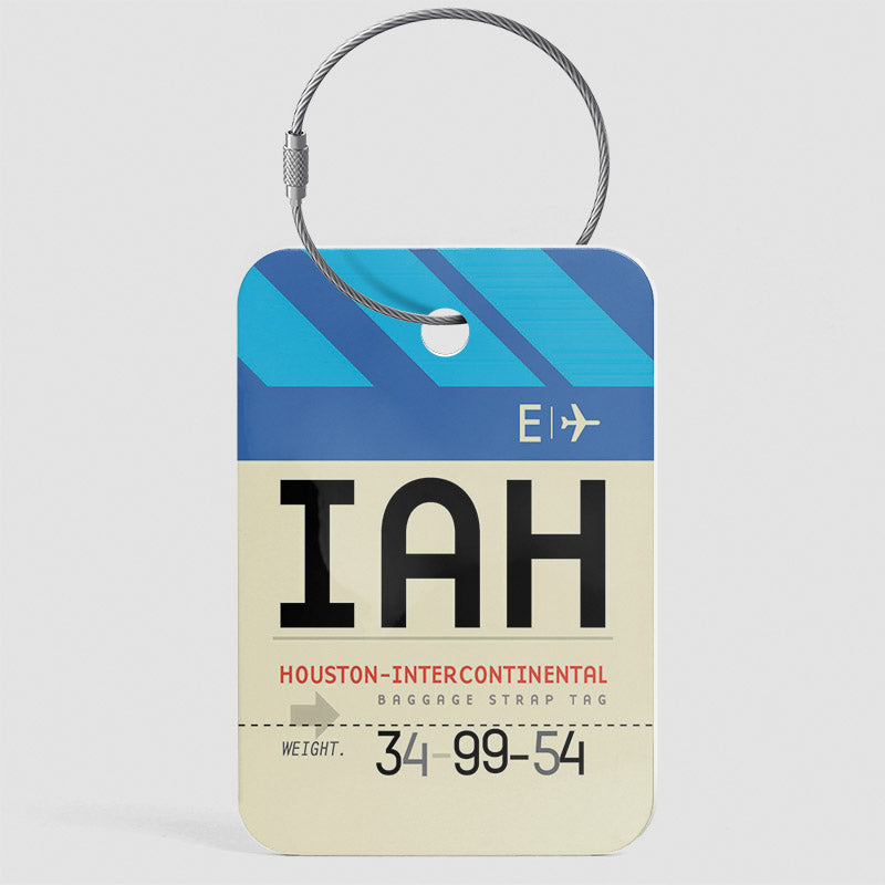 IAH - Étiquette de bagage