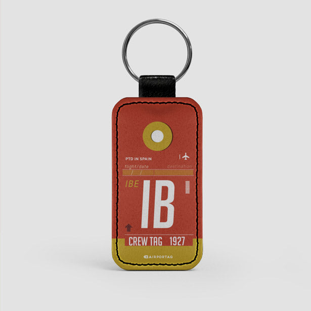 IB - Leather Keychain - Airportag
