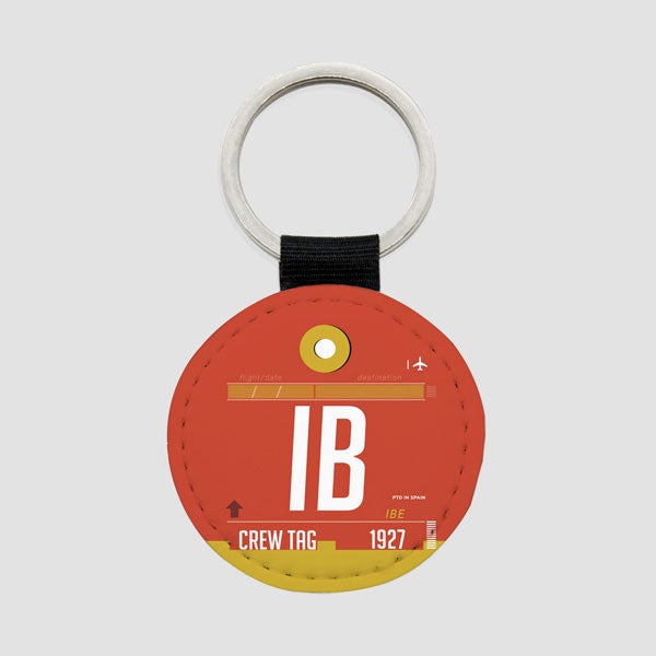 IB - Round Keychain