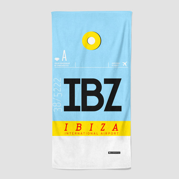 IBZ - Beach Towel - Airportag