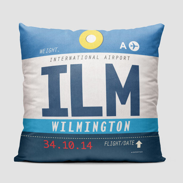 ILM - Throw Pillow - Airportag