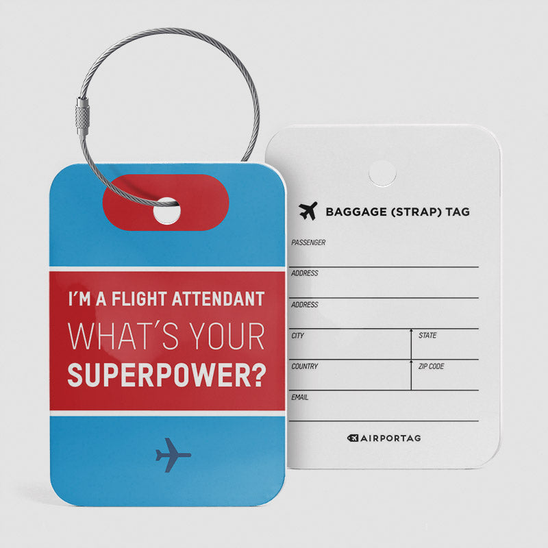 I'm a Flight Attendant - Luggage Tag