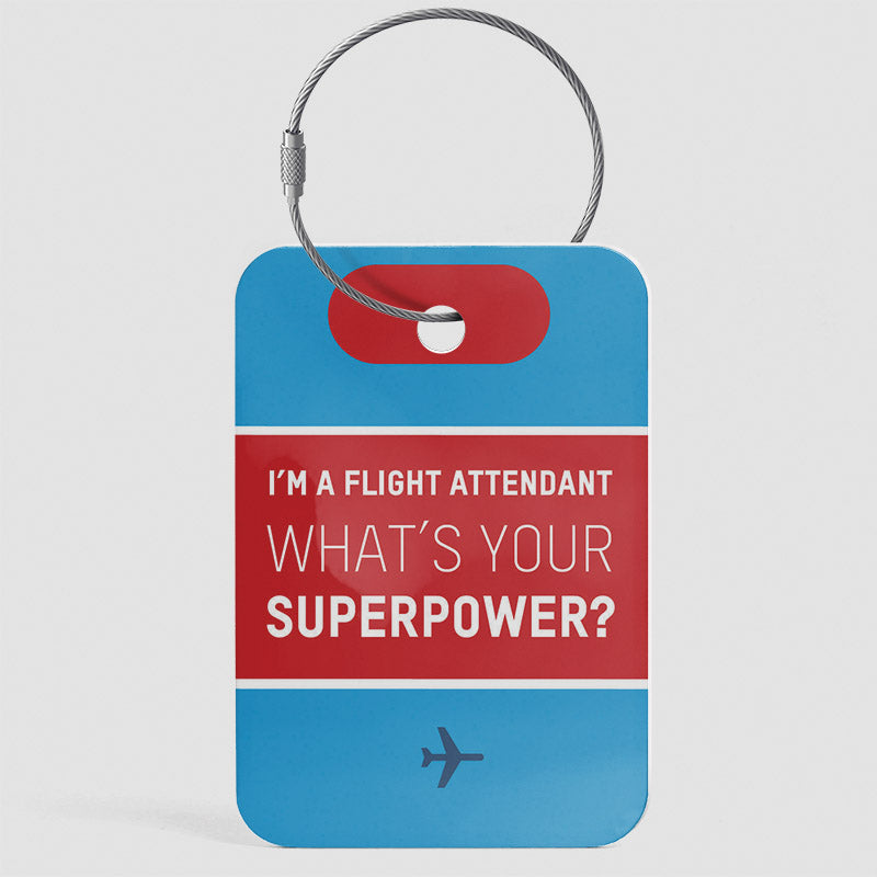 Flight attendant bag tags discount