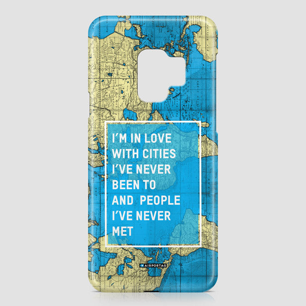 I'm in love with cities - Phone Case - Airportag