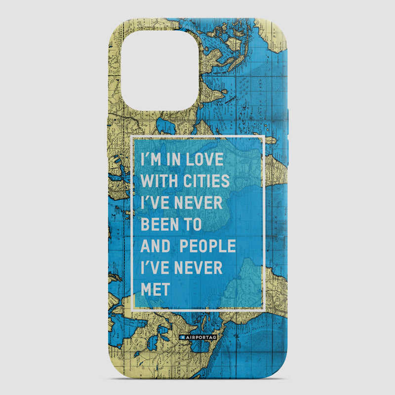 I'm in love with cities - Phone Case