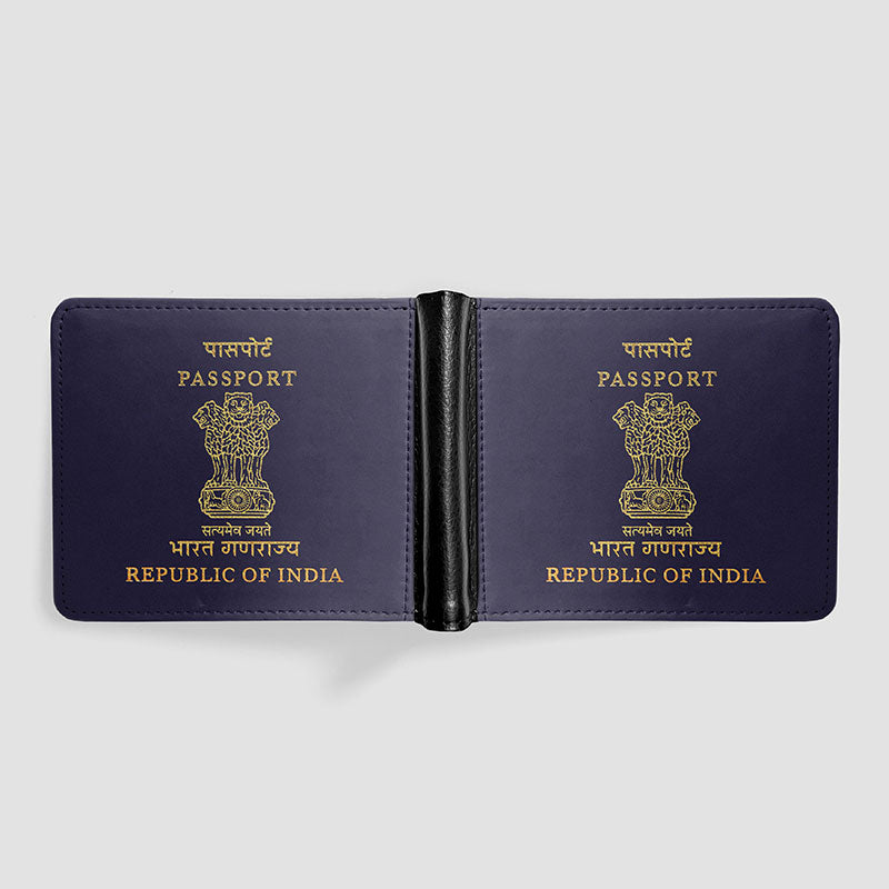 インド - パスポート メンズ ウォレット