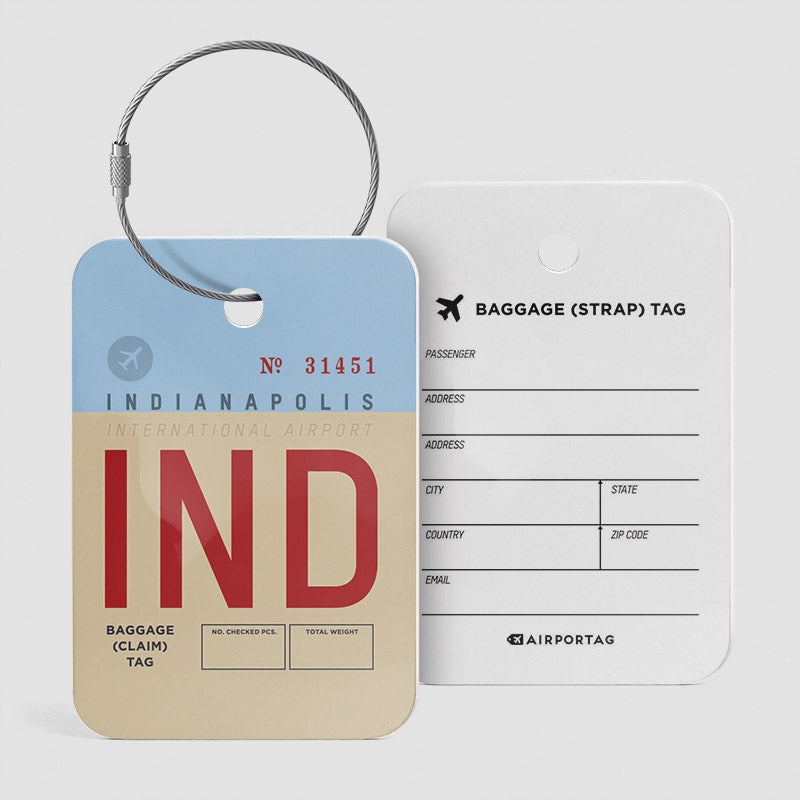 IND - Luggage Tag
