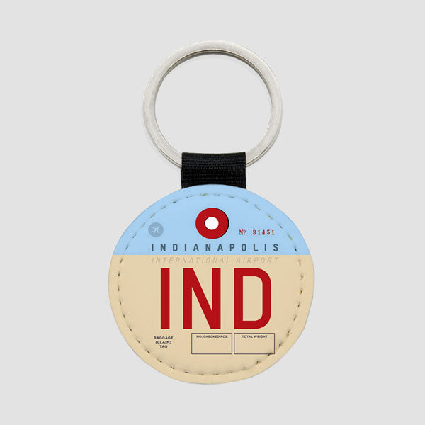 IND - Round Keychain