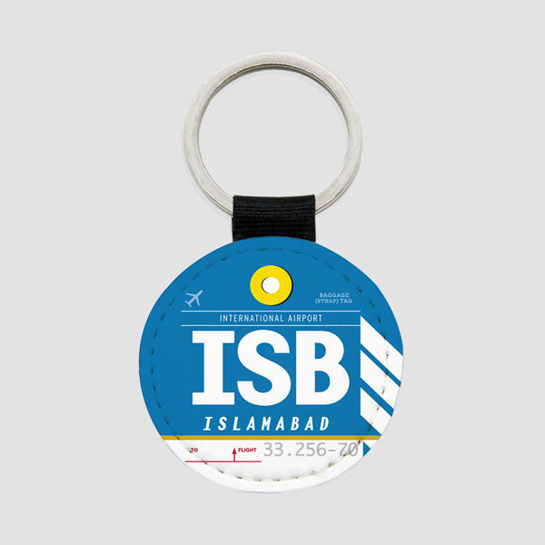 ISB - Round Keychain