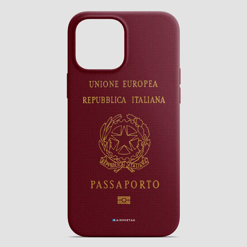 イタリア - パスポート電話ケース