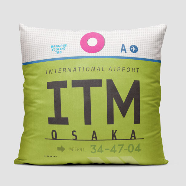 ITM - Throw Pillow - Airportag