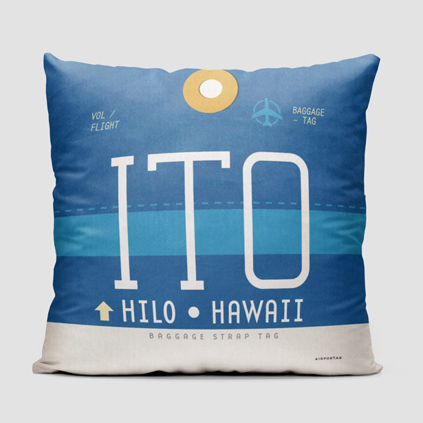 ITO - Throw Pillow - Airportag