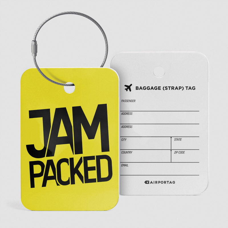 JAM Packed - Étiquette de bagage