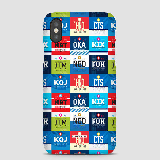 Japanese Airports - Phone Case - Airportag