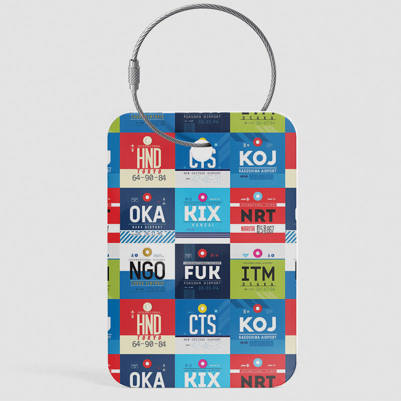 Japanese Airports - Luggage Tag