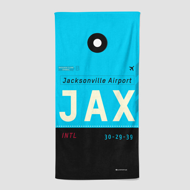 JAX - Beach Towel - Airportag
