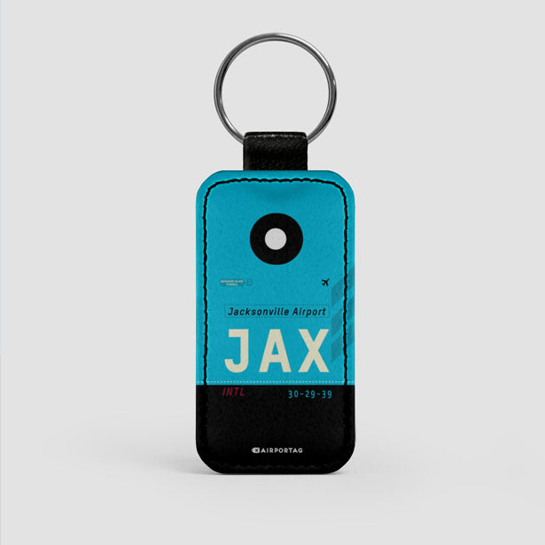 JAX - Leather Keychain - Airportag