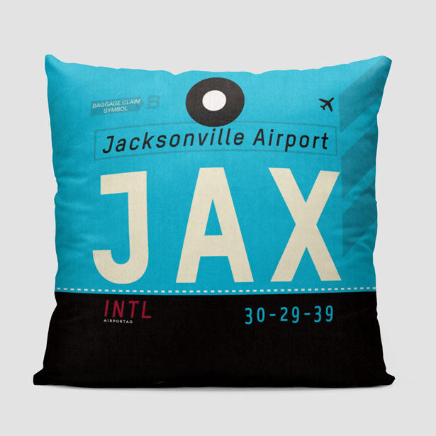 JAX - Throw Pillow - Airportag