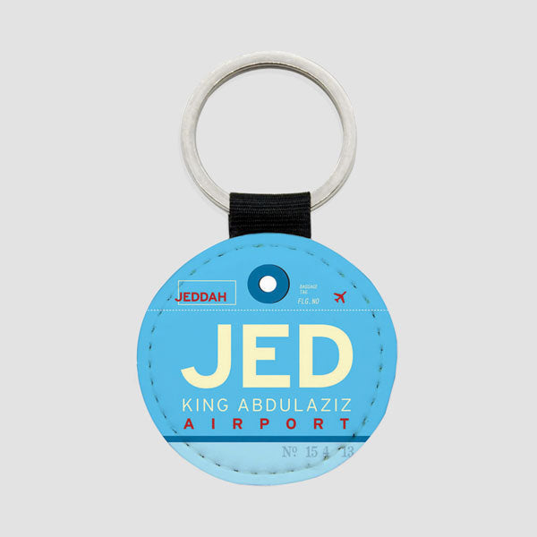 JED - Round Keychain