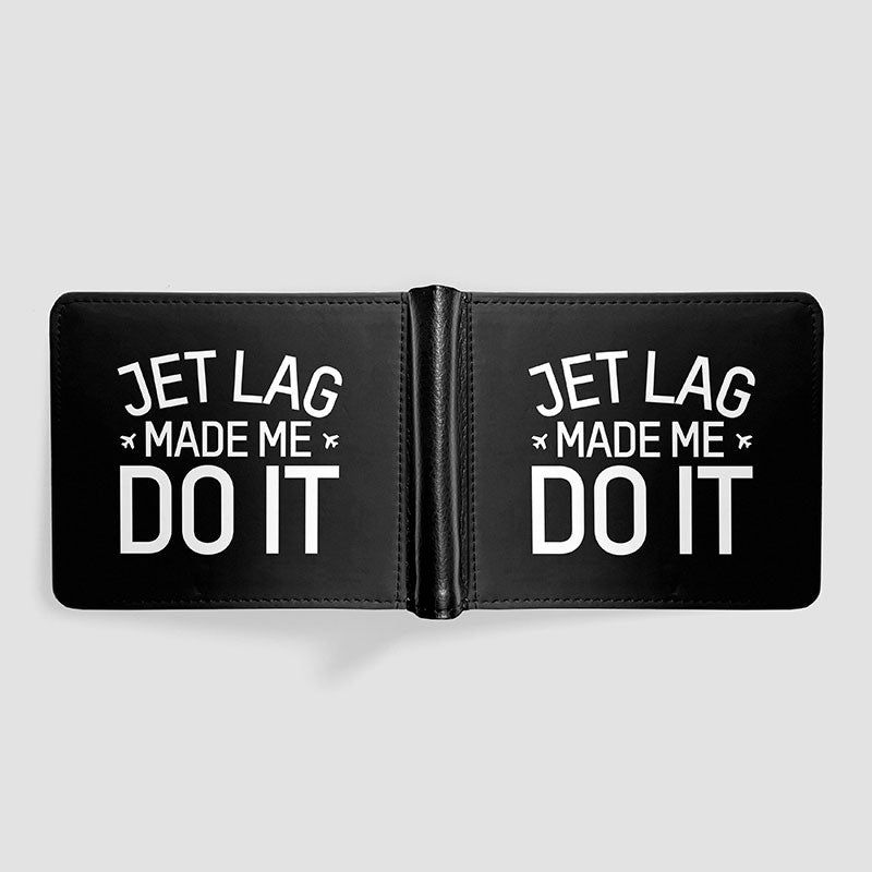 Jet Lag Made Me Do It - Men's Wallet