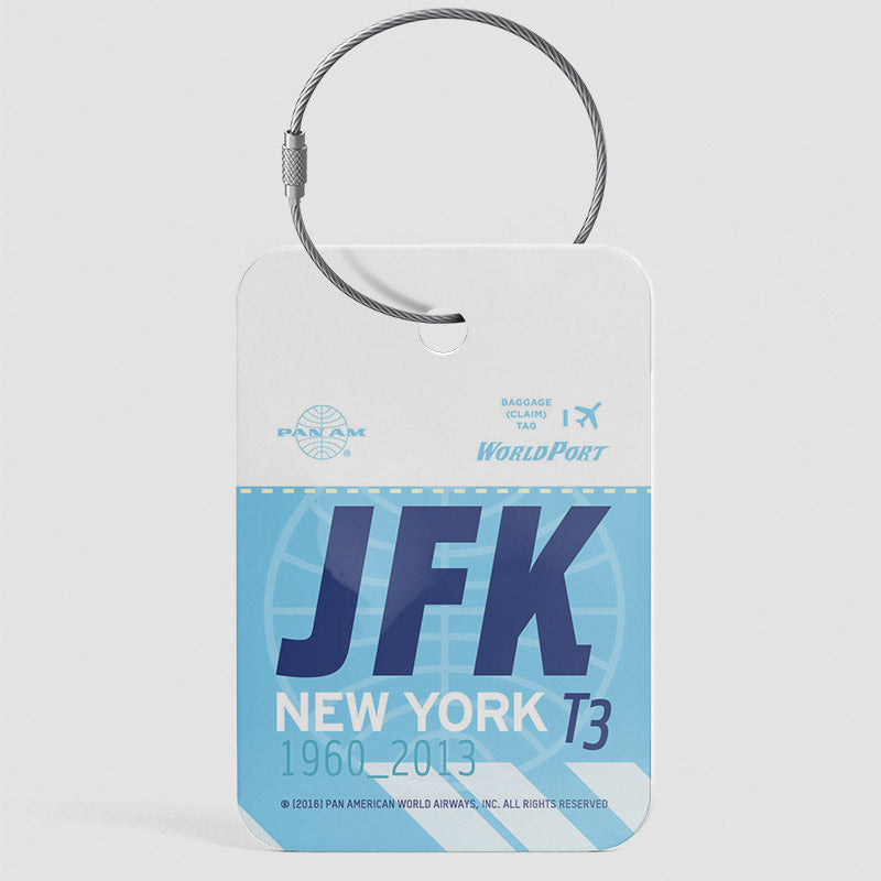 JFK World Port - Pan Am - Étiquette de bagage