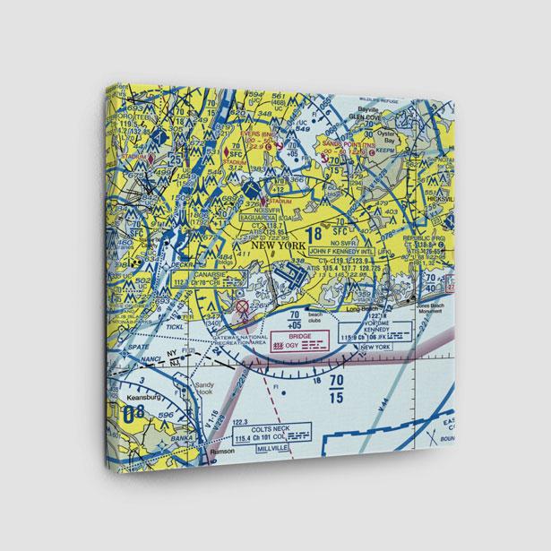 JFK Sectional - Canvas - Airportag