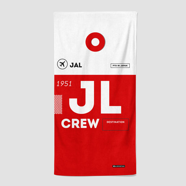 JL - Beach Towel - Airportag