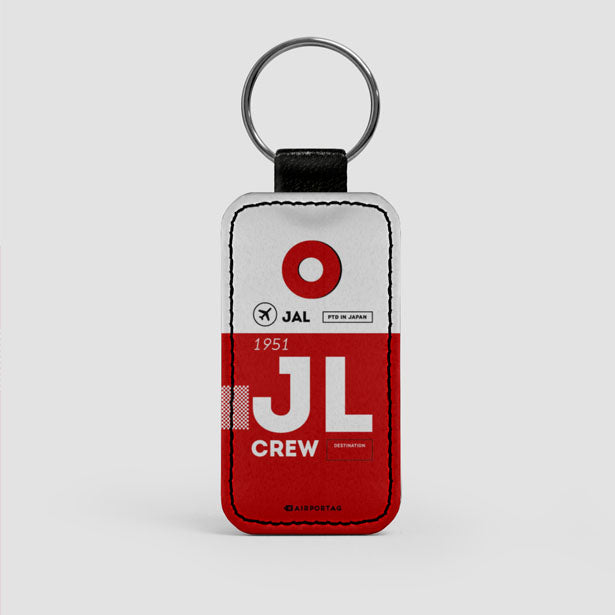 JL - Leather Keychain - Airportag