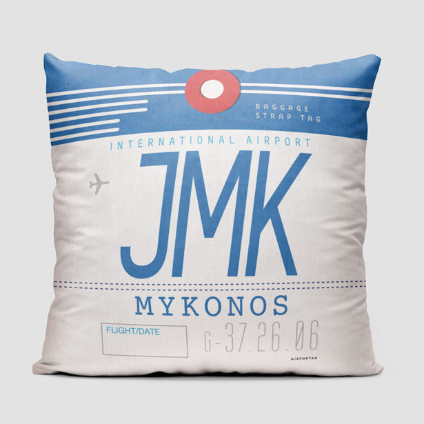 JMK - Throw Pillow - Airportag