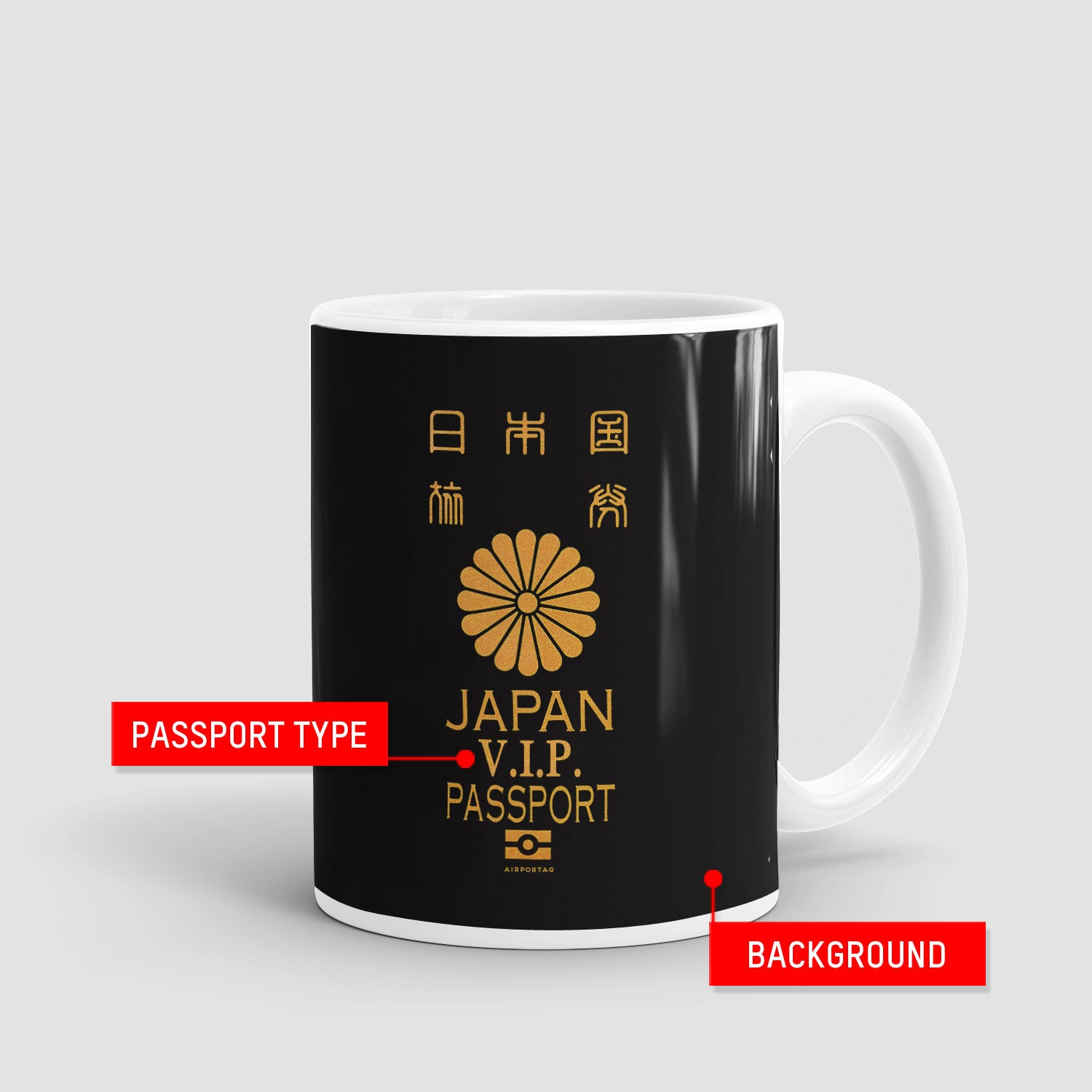 Japan - Passport Mug - Airportag