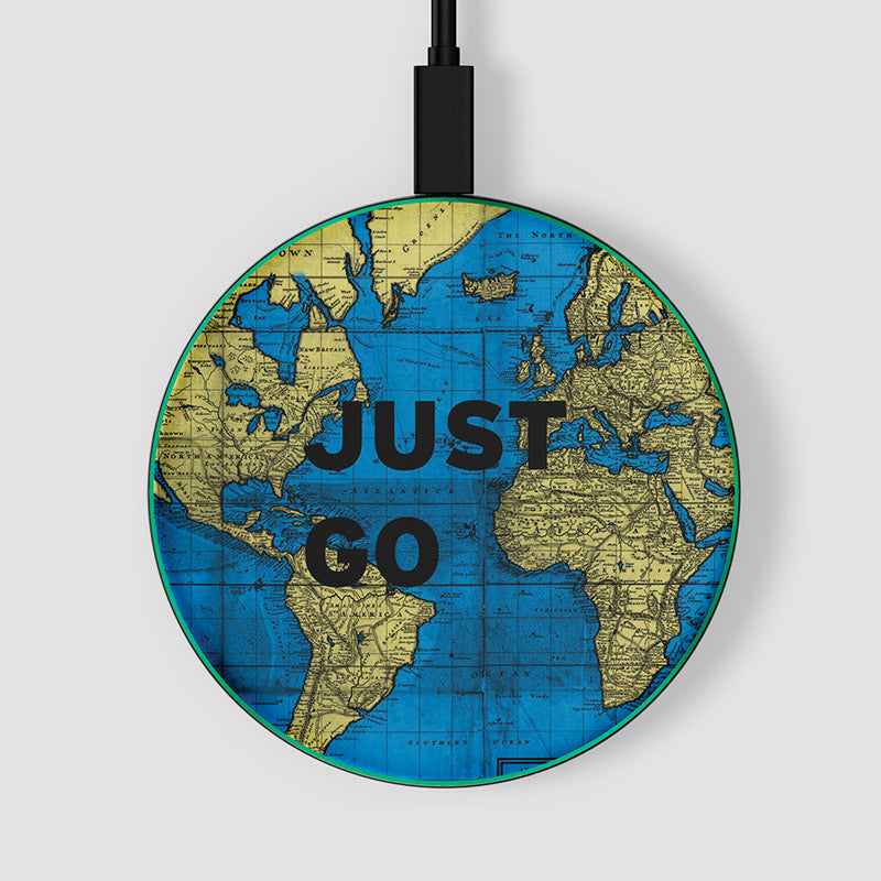Just Go - World Map - Wireless Charger