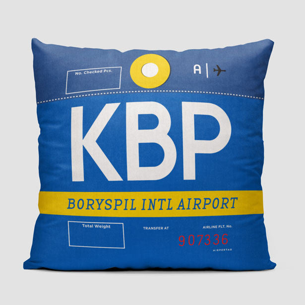 KBP - Throw Pillow - Airportag
