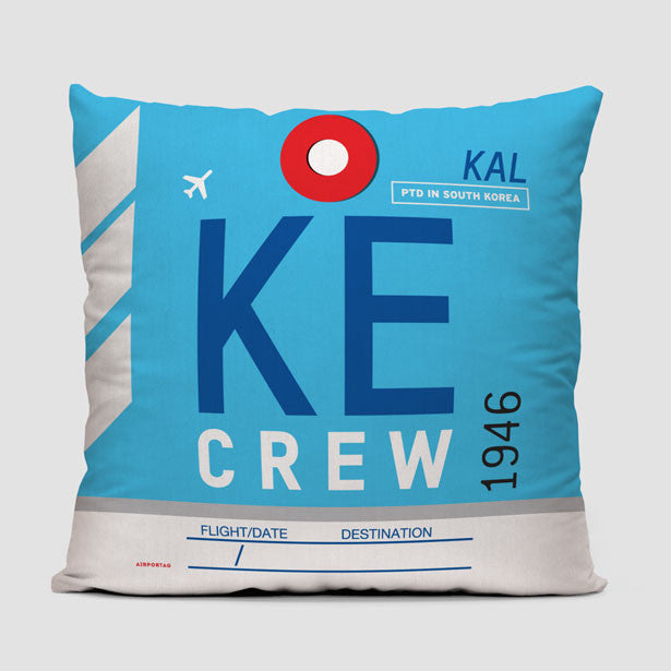KE - Throw Pillow - Airportag