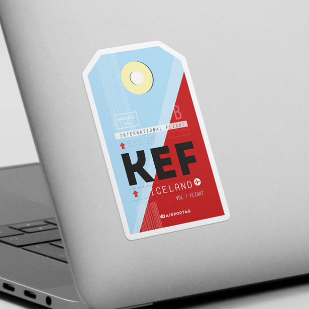 KEF - Sticker - Airportag
