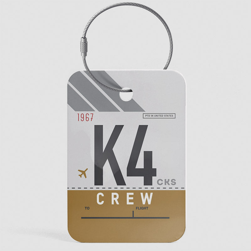 K4 - Étiquette de bagage