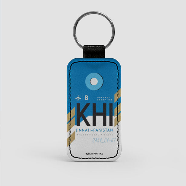 KHI - Leather Keychain - Airportag