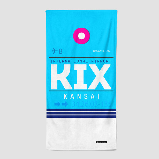 KIX - Beach Towel - Airportag