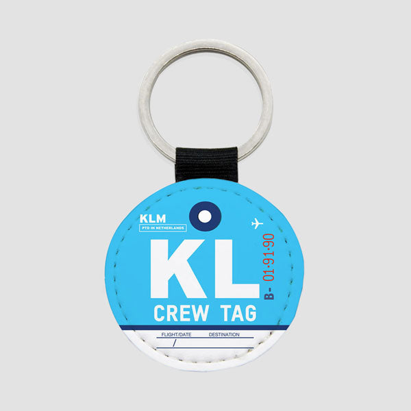 KL - Round Keychain
