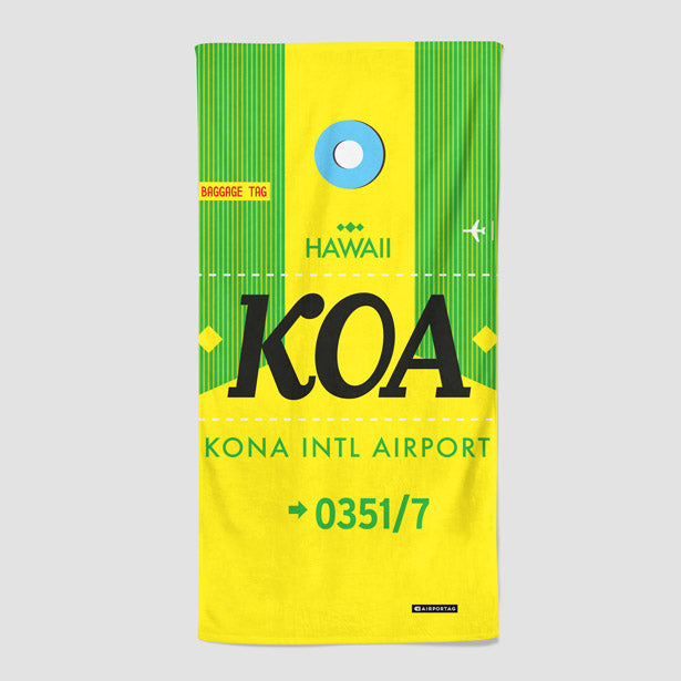 KOA - Beach Towel - Airportag