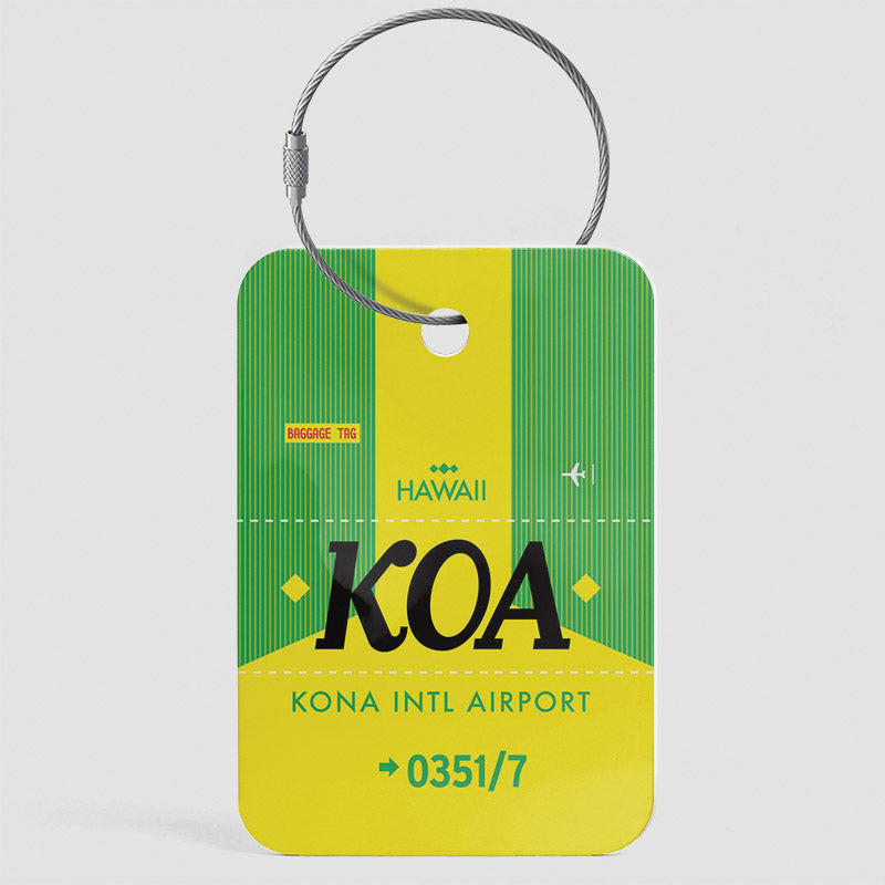 KOA - Étiquette de bagage