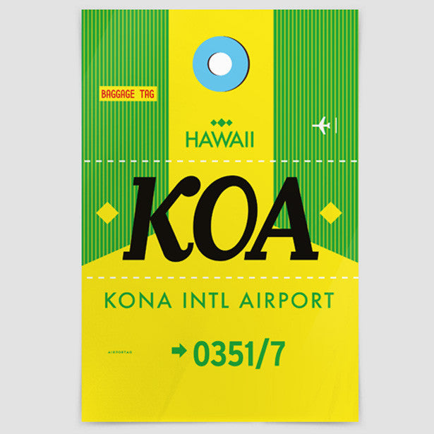 KOA - Poster - Airportag