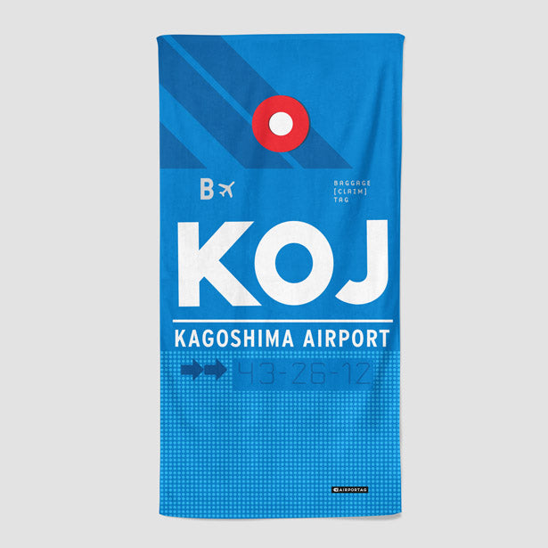 KOJ - Beach Towel - Airportag