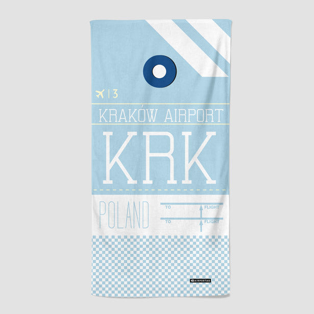 KRK - Beach Towel - Airportag