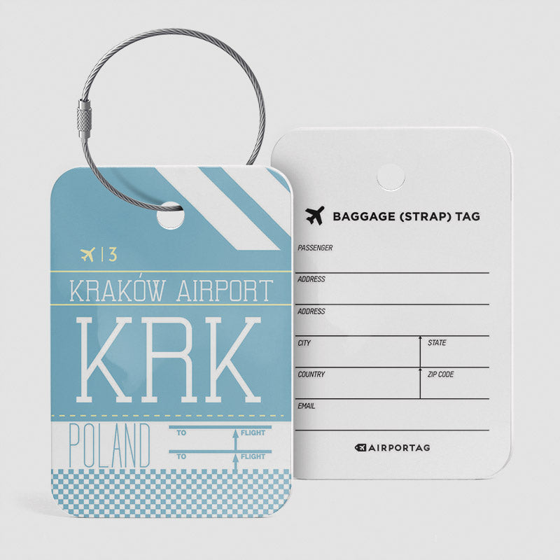KRK - Étiquette de bagage