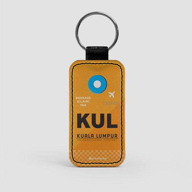 KUL - Leather Keychain - Airportag