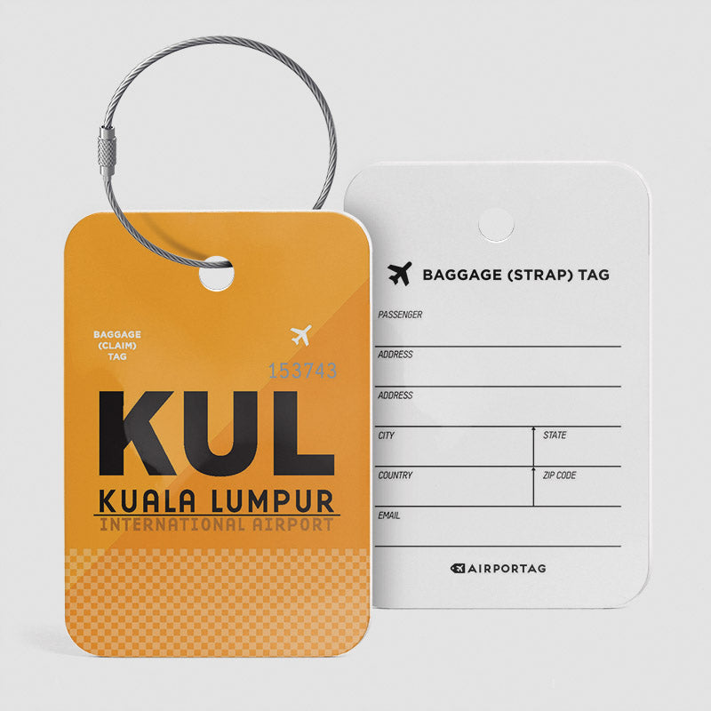 KUL - Étiquette de bagage