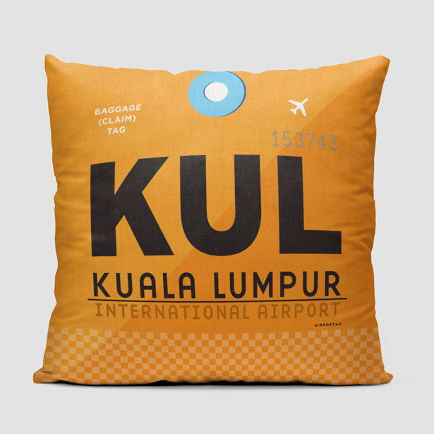 KUL - Throw Pillow - Airportag