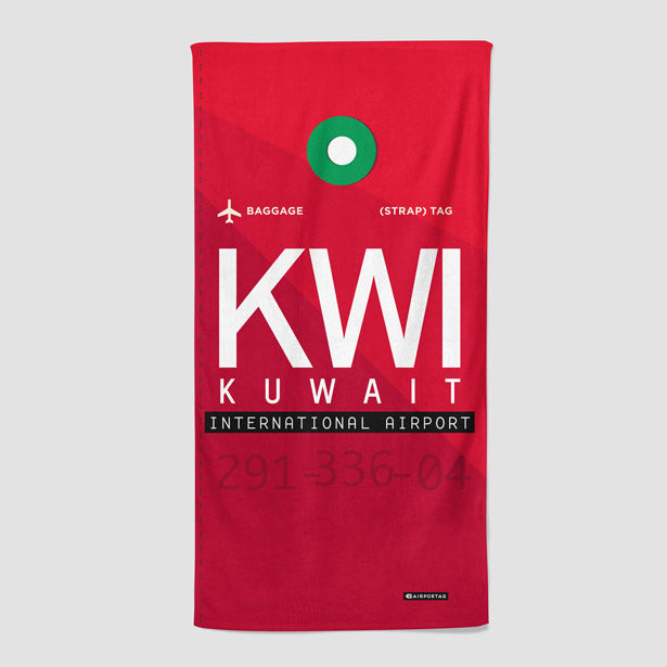 KWI - Beach Towel - Airportag