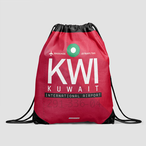 KWI - Drawstring Bag - Airportag